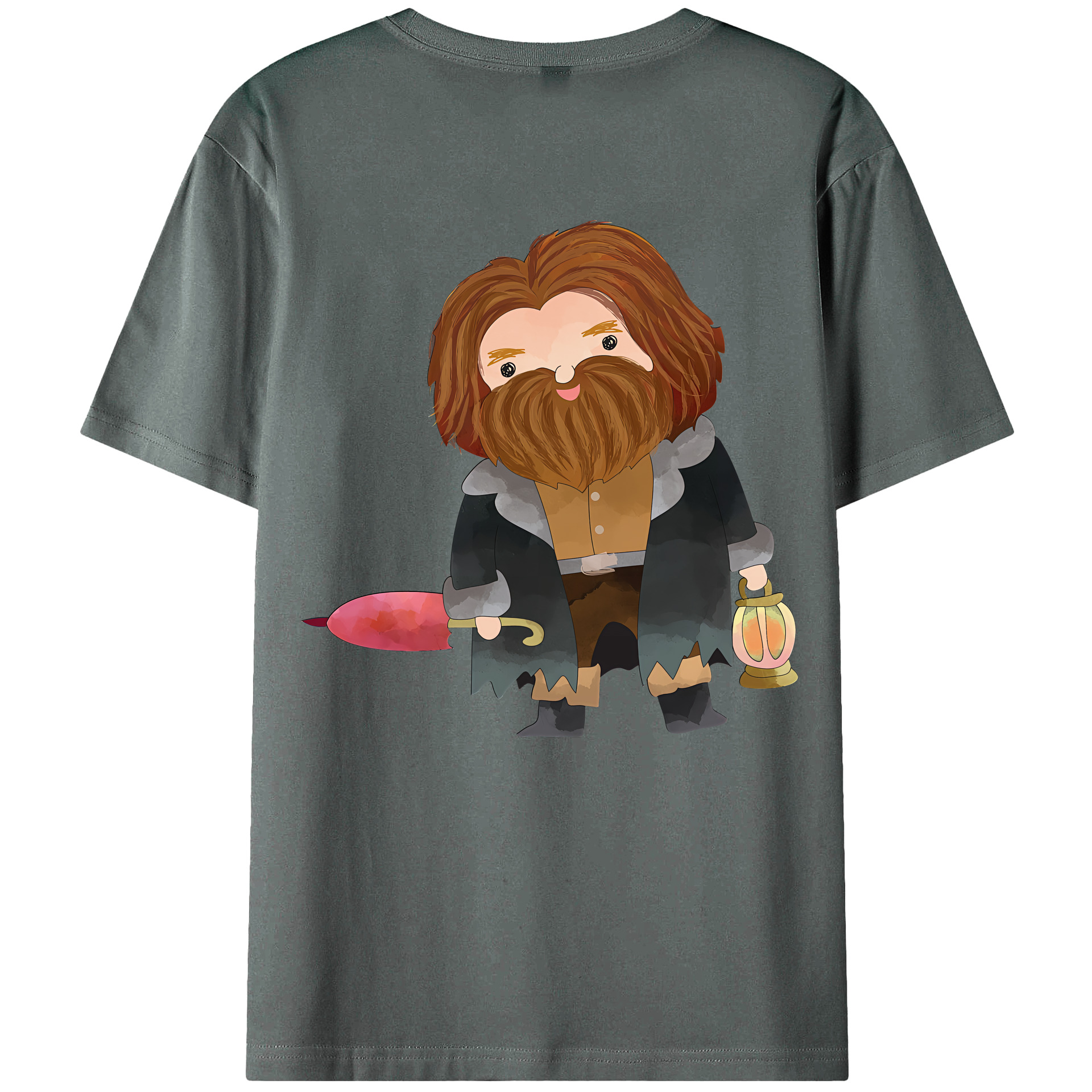 （画像用） Harry Potter ハリー・ポッターシリーズ 綿100％ メンズ半袖Tシャツ（バックプリント） 通気性